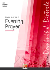 Evening Prayer SATB choral sheet music cover